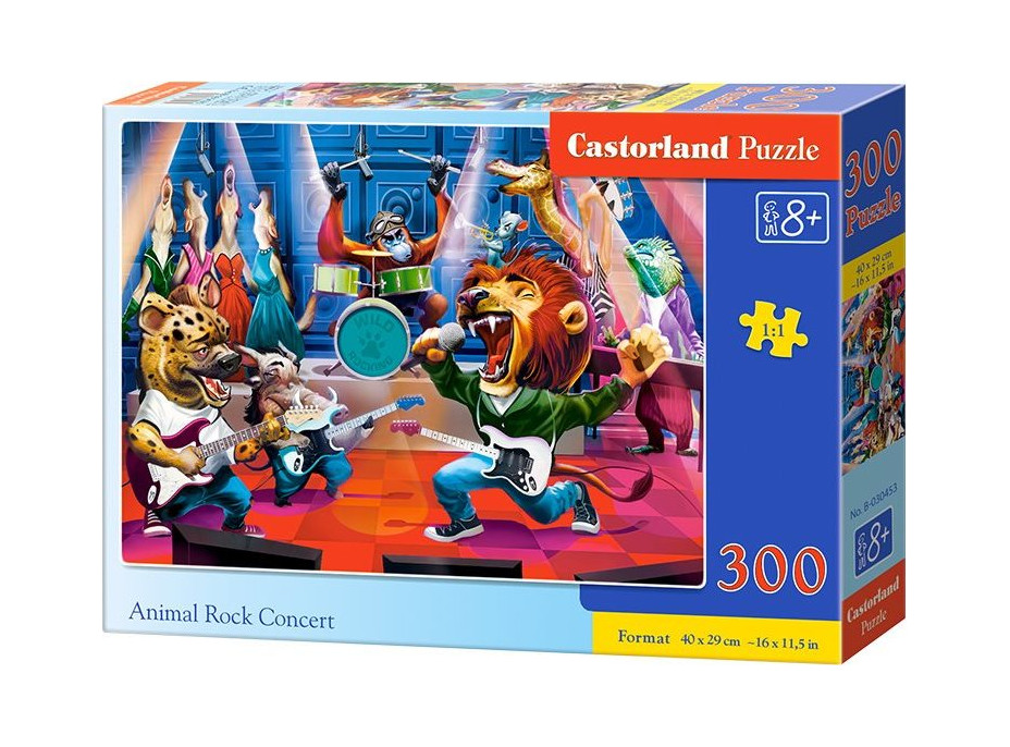 CASTORLAND Puzzle Zvierací rockový koncert 300 dielikov