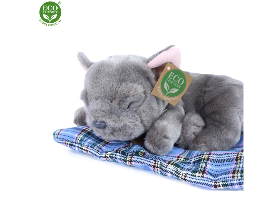 Rappa Plyšový pes francúzsky buldoček ležiaci 23 cm ECO-FRIENDLY