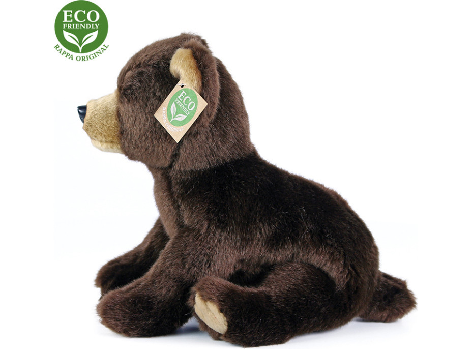Rappa Plyšový medveď sediaci 25 cm ECO-FRIENDLY