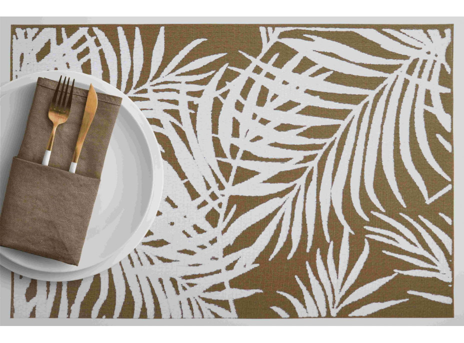 Prestieranie NATURAL PALMS - 45x30 cm - béžové