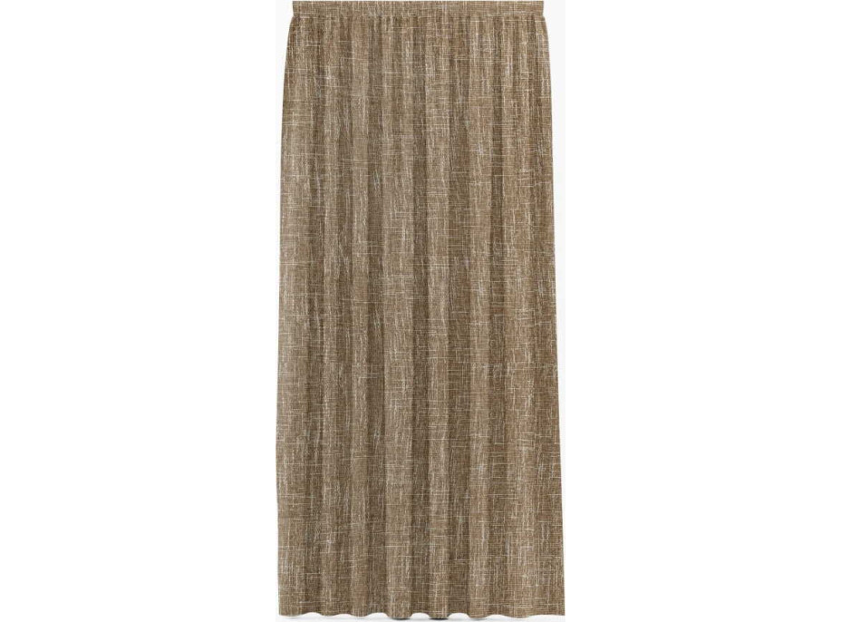 Dekoračný záves LOOM Natural - 140x280 cm - hnedý