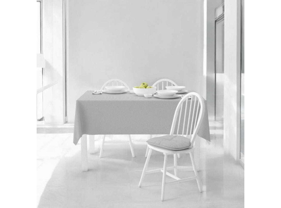 Vodeodolný obrus SUSAN - 140x300 cm - šedý