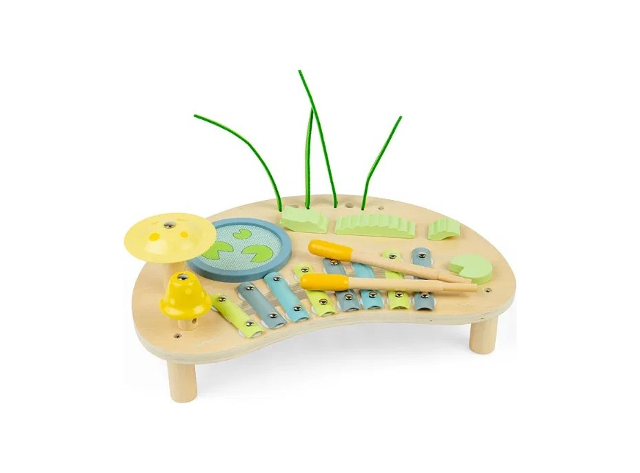 Bigjigs Toys Hudobný stolček Džungľa
