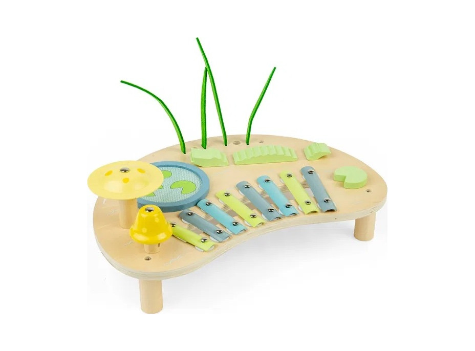 Bigjigs Toys Hudobný stolček Džungľa
