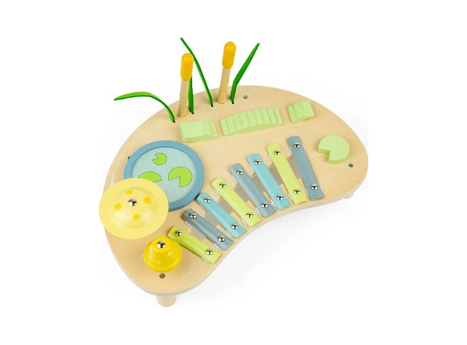 Bigjigs Toys Hudobný stolček Džungľa