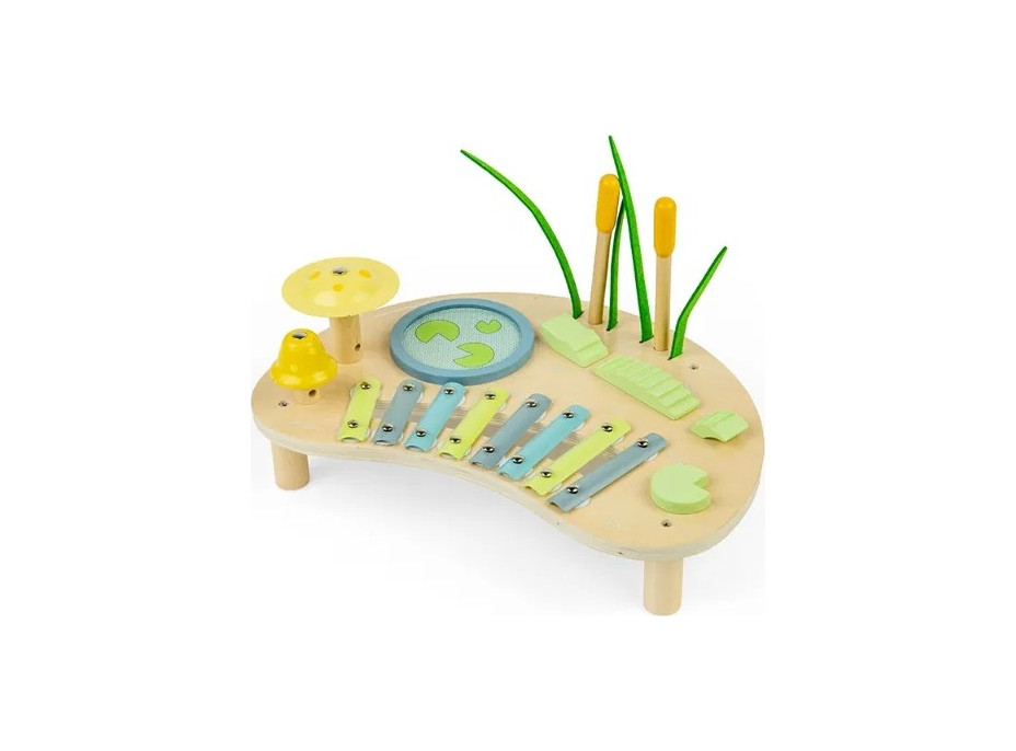 Bigjigs Toys Hudobný stolček Džungľa