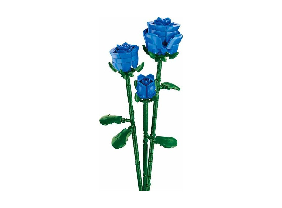 Sluban Flowers M38-B1101-11 Modrá ruža vo váze