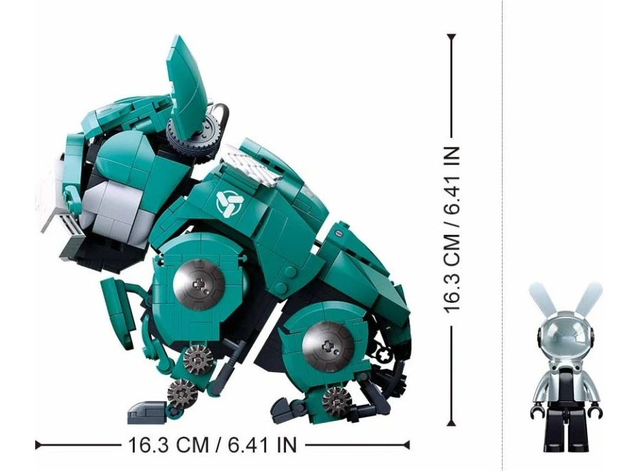 Sluban Pleyerid M38-B1112B Mechanický buldoček zelený