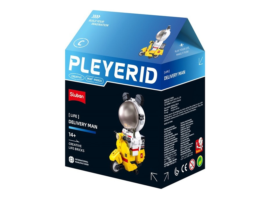 Sluban Pleyerid M38-P8002 Astronaut C