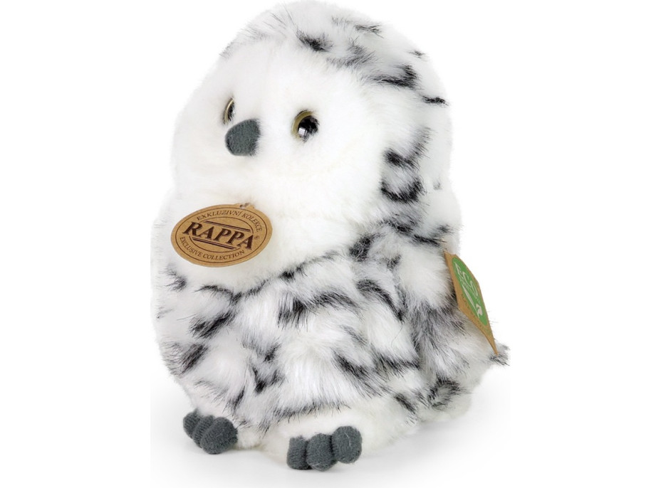 Rappa Plyšová sova melírovaná 17 cm ECO-FRIENDLY