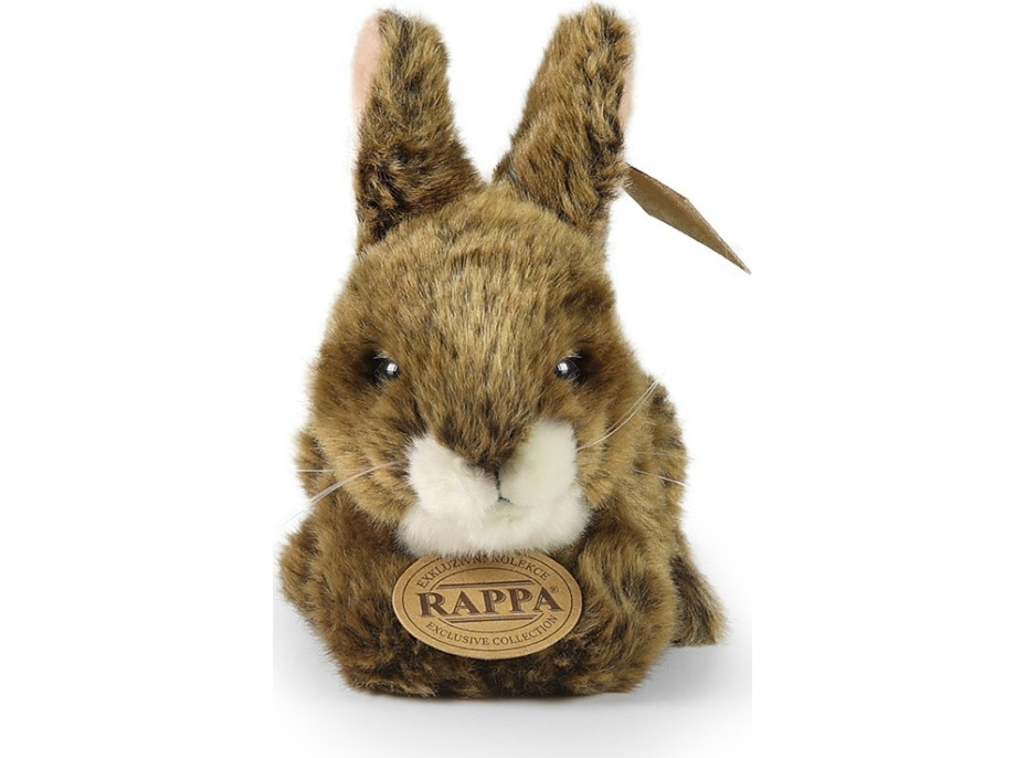 Rappa Plyšový králik hnedý ležiaci 17 cm ECO-FRIENDLY