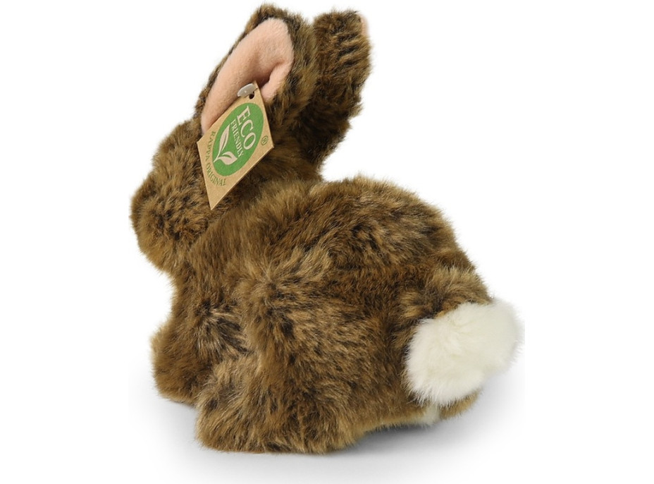 Rappa Plyšový králik hnedý ležiaci 17 cm ECO-FRIENDLY