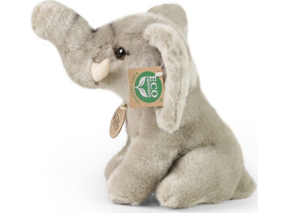 Rappa Plyšový slon sediaci 18 cm ECO-FRIENDLY