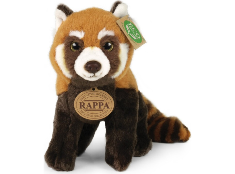 Rappa Plyšová panda červená 20 cm ECO-FRIENDLY