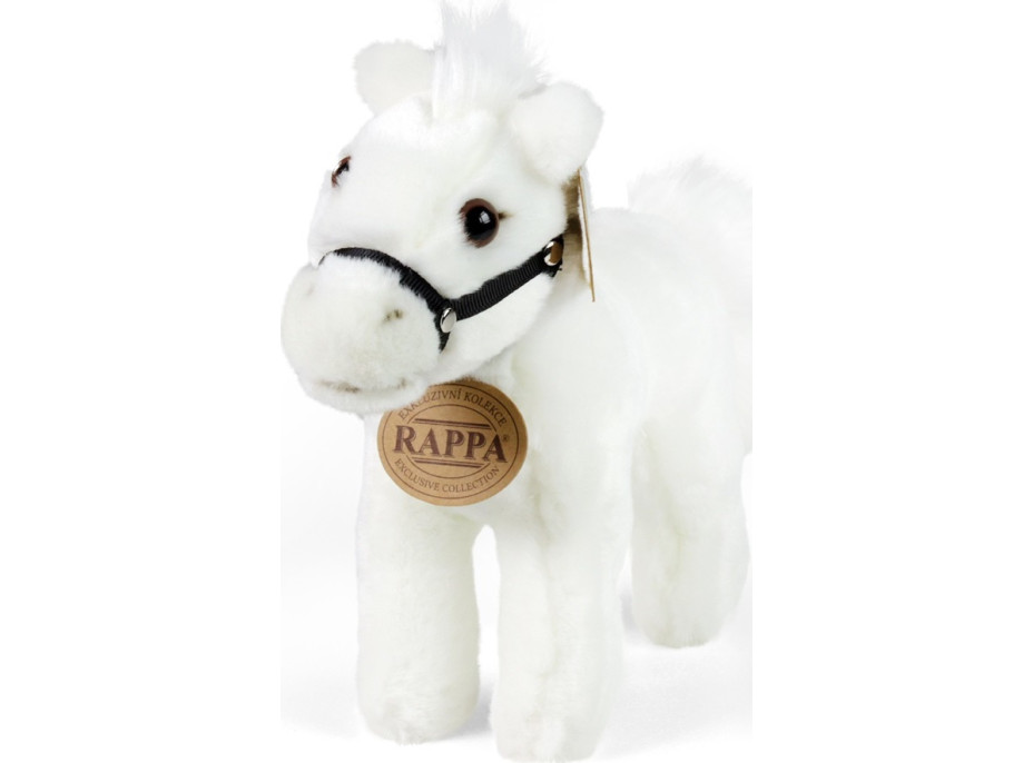 Rappa Plyšový kôň biely 18 cm ECO-FRIENDLY