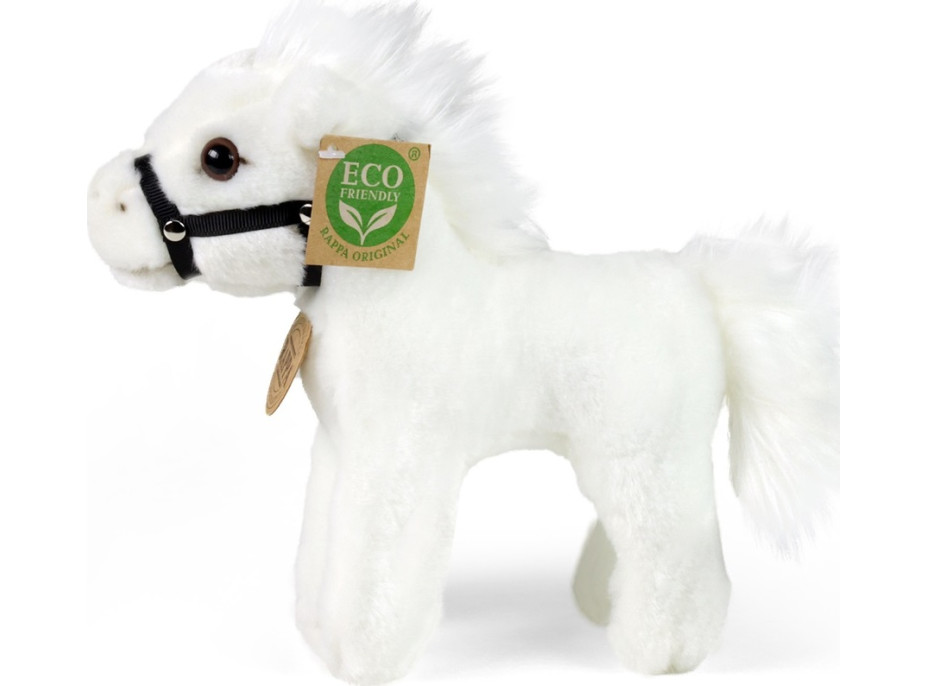 Rappa Plyšový kôň biely 18 cm ECO-FRIENDLY