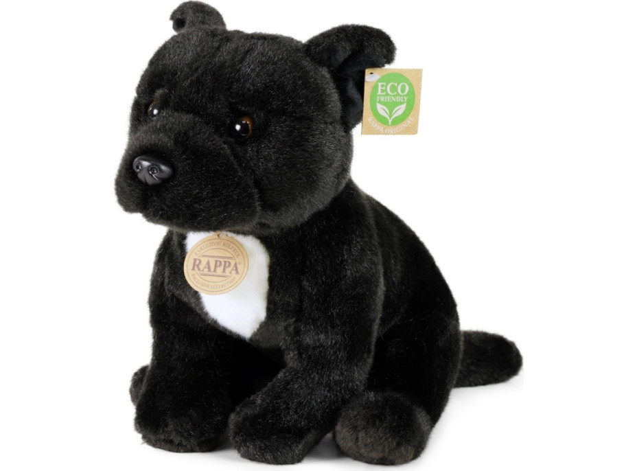 Rappa Plyšový pes stafordšírsky bulteriér 30 cm ECO-FRIENDLY
