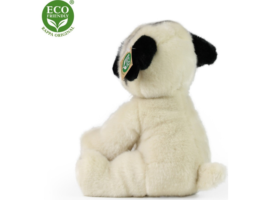 Rappa Plyšový pes mops 30 cm ECO-FRIENDLY