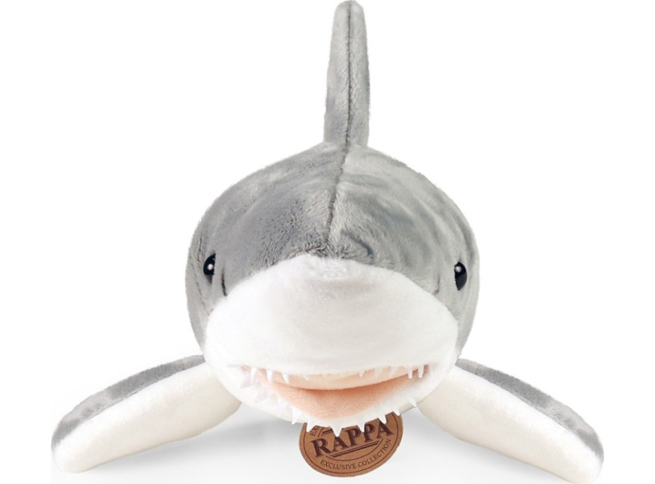 Rappa Plyšový žralok biely 51 cm ECO-FRIENDLY