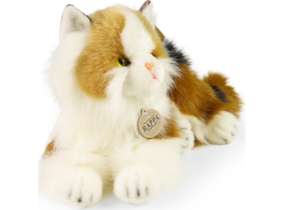 Rappa Plyšová mačka calico trojfarebná 30 cm ECO-FRIENDLY