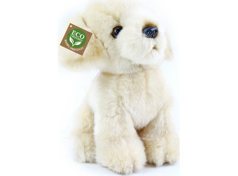 Rappa Plyšový pes labrador 18 cm ECO-FRIENDLY