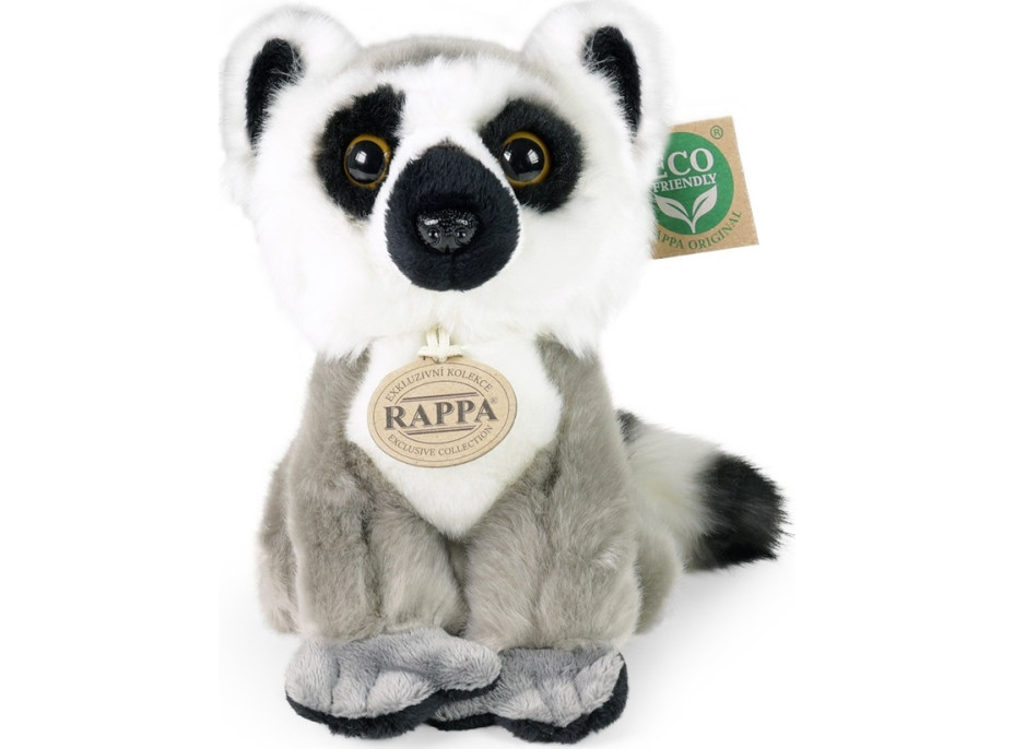 Rappa Plyšový lemur sediaci 18 cm ECO-FRIENDLY