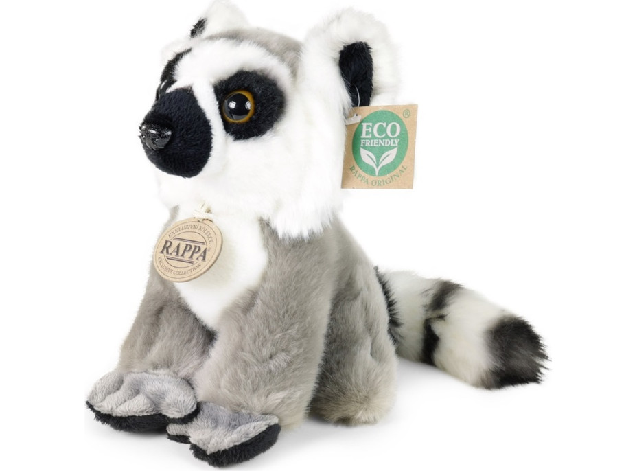 Rappa Plyšový lemur sediaci 18 cm ECO-FRIENDLY