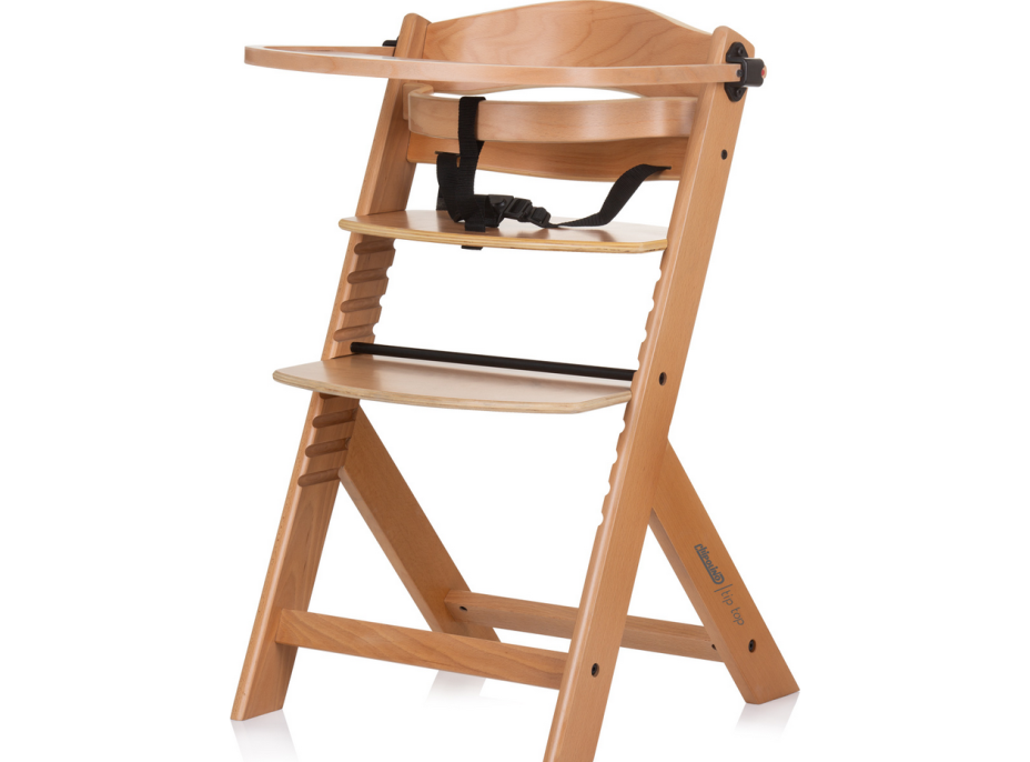 CHIPOLINO Drevená jedálenská stolička Tip Top 2v1 Wood