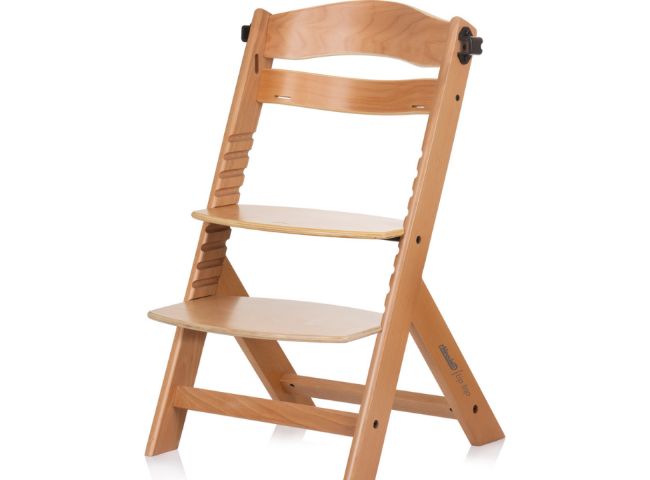 CHIPOLINO Drevená jedálenská stolička Tip Top 2v1 Wood