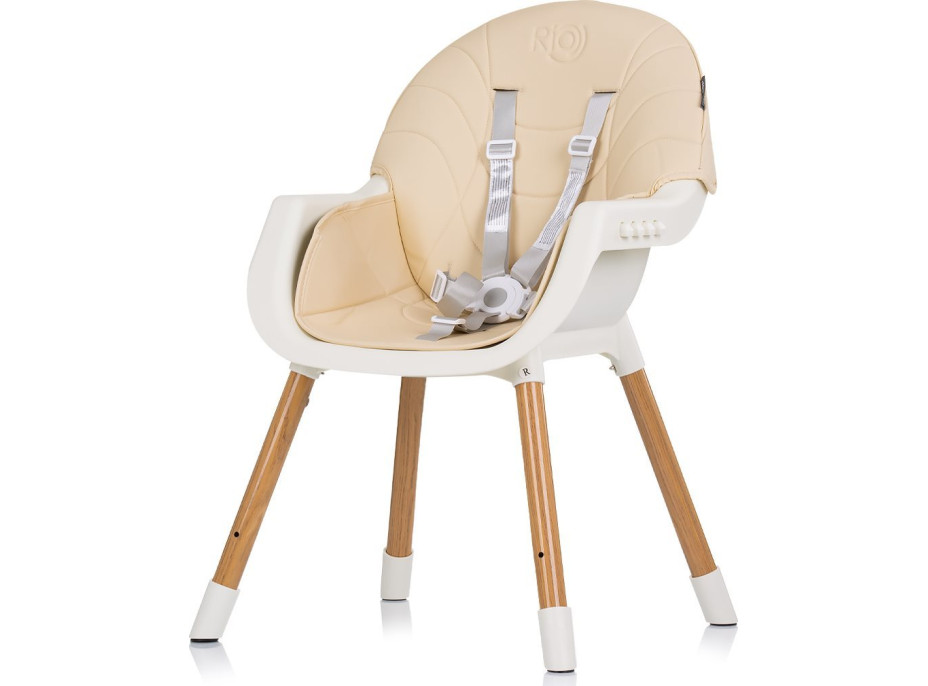 CHIPOLINO Jedálenská stolička Rio 2v1 Sand