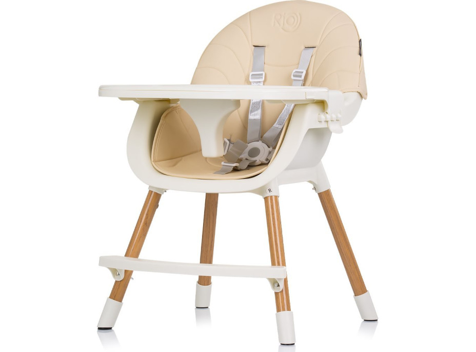 CHIPOLINO Jedálenská stolička Rio 2v1 Sand