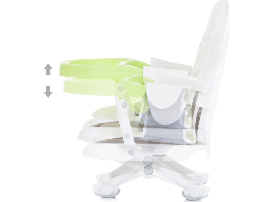 CHIPOLINO Prenosná jedálenská stolička (Booster) Lollipop aloe