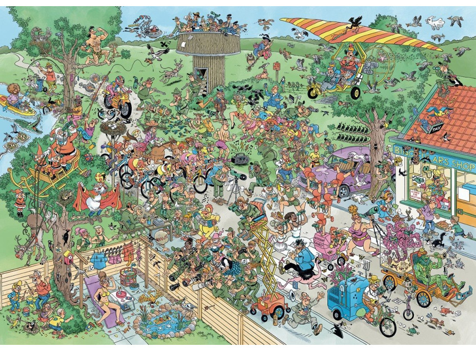 JUMBO Puzzle JvH Sledovanie vtáctva 1000 dielikov