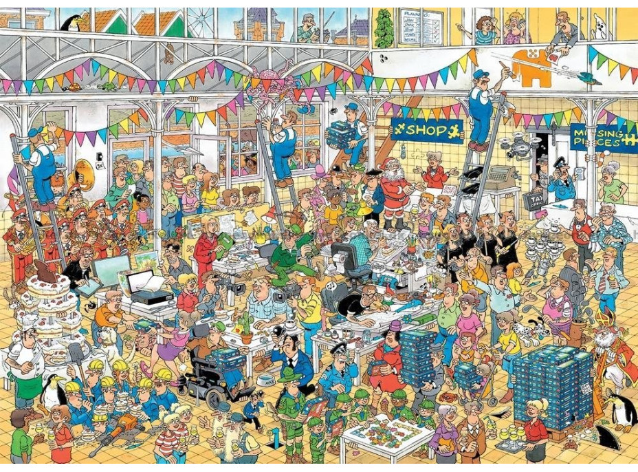 JUMBO Puzzle JvH Studio 10 rokov výročie 1000 dielikov