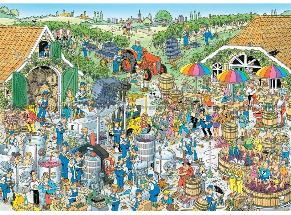 JUMBO Puzzle JvH Víťazné víno 1000 dielikov