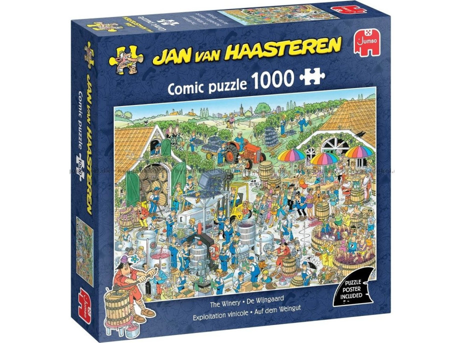 JUMBO Puzzle JvH Víťazné víno 1000 dielikov