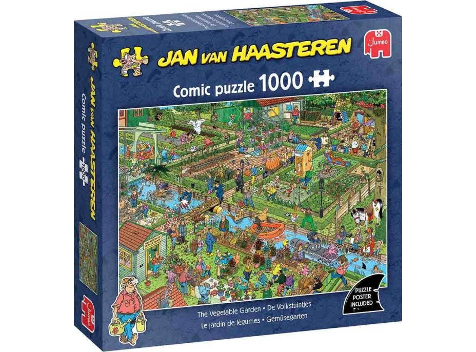 JUMBO Puzzle JvH Zeleninová záhrada 1000 dielikov