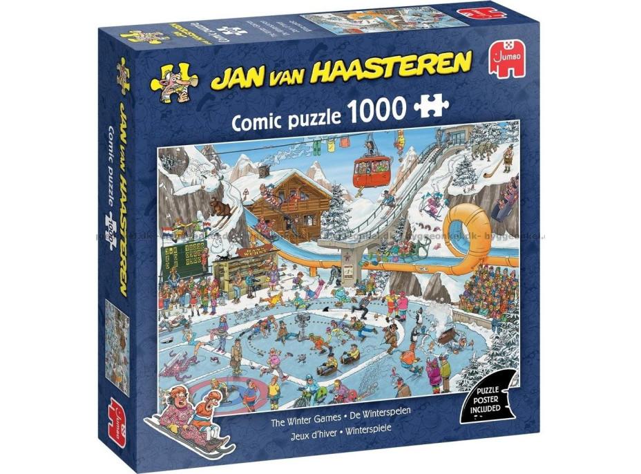 JUMBO Puzzle JvH Zimné hry 1000 dielikov