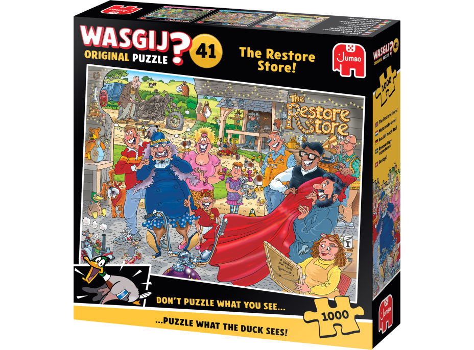 JUMBO Puzzle WASGIJ 41: Restore store 1000 dielikov