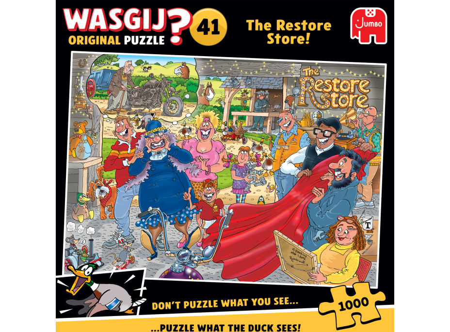 JUMBO Puzzle WASGIJ 41: Restore store 1000 dielikov