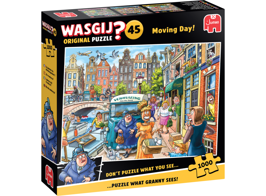 JUMBO Puzzle WASGIJ 45: Sťahovanie 1000 dielikov