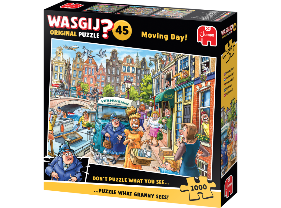 JUMBO Puzzle WASGIJ 45: Sťahovanie 1000 dielikov