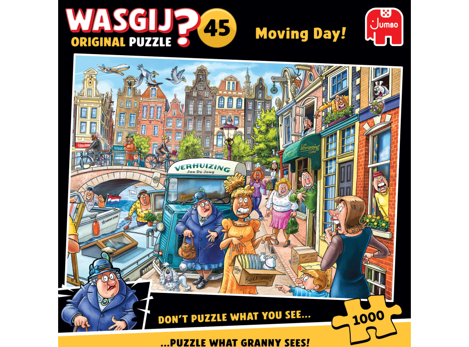 JUMBO Puzzle WASGIJ 45: Sťahovanie 1000 dielikov