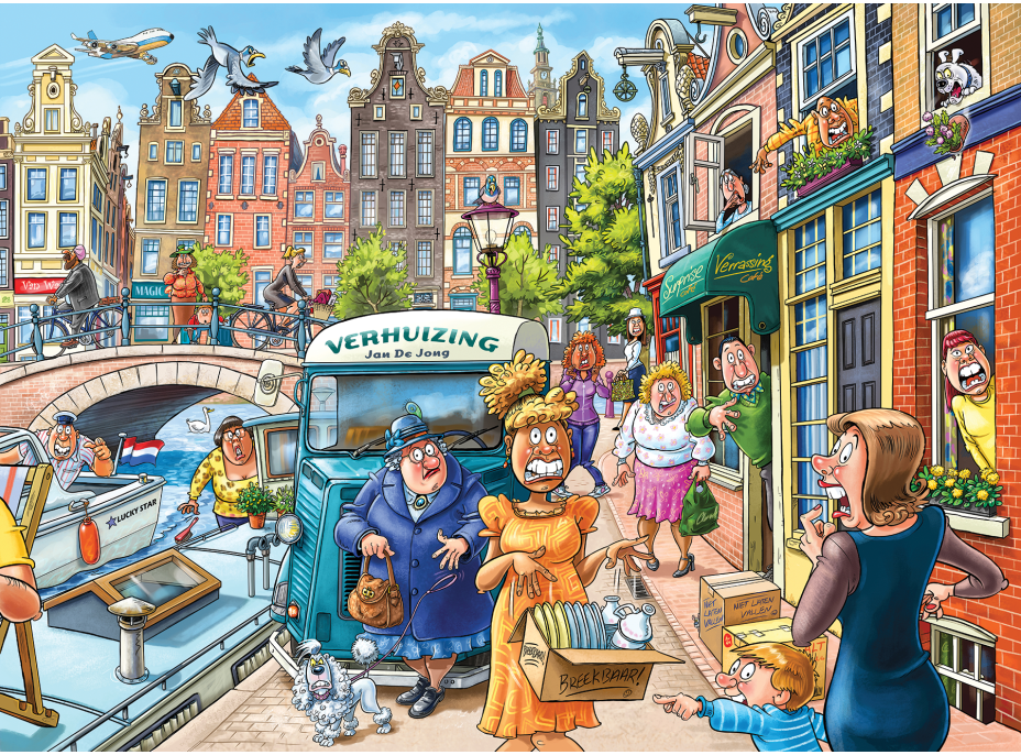 JUMBO Puzzle WASGIJ 45: Sťahovanie 1000 dielikov