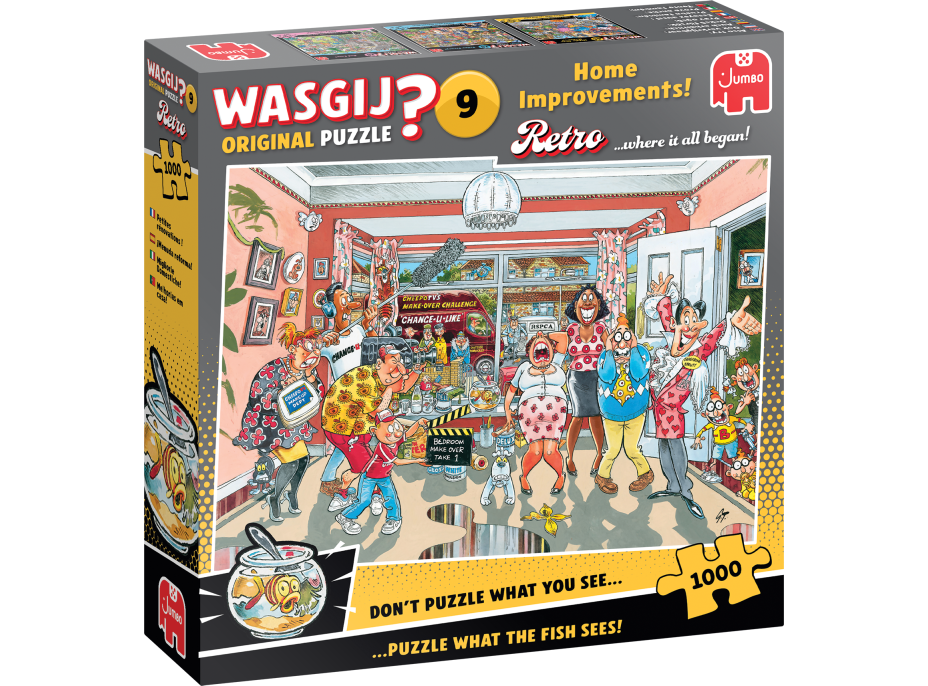 JUMBO Puzzle WASGIJ 9: Domáce vylepšenie 1000 dielikov