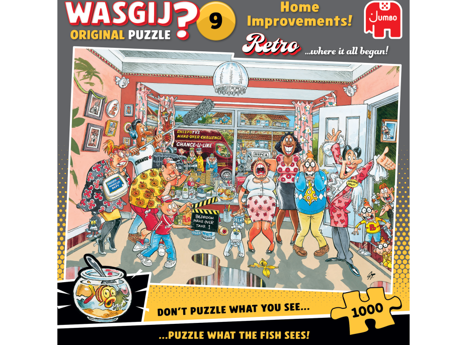 JUMBO Puzzle WASGIJ 9: Domáce vylepšenie 1000 dielikov