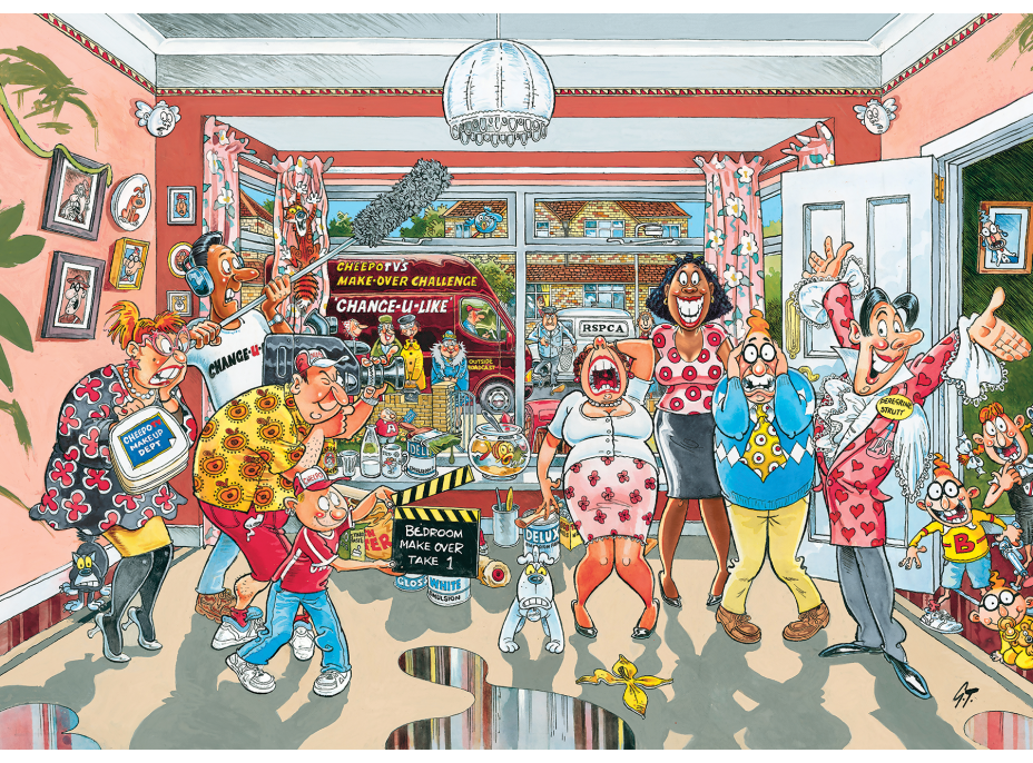 JUMBO Puzzle WASGIJ 9: Domáce vylepšenie 1000 dielikov