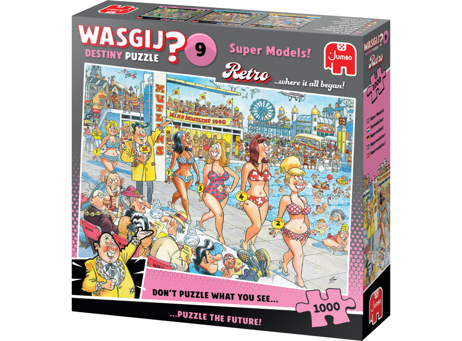 JUMBO Puzzle WASGIJ Destiny 9: Super modelky 1000 dielikov