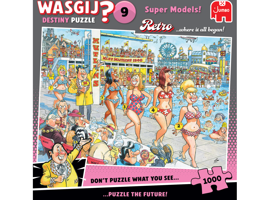 JUMBO Puzzle WASGIJ Destiny 9: Super modelky 1000 dielikov