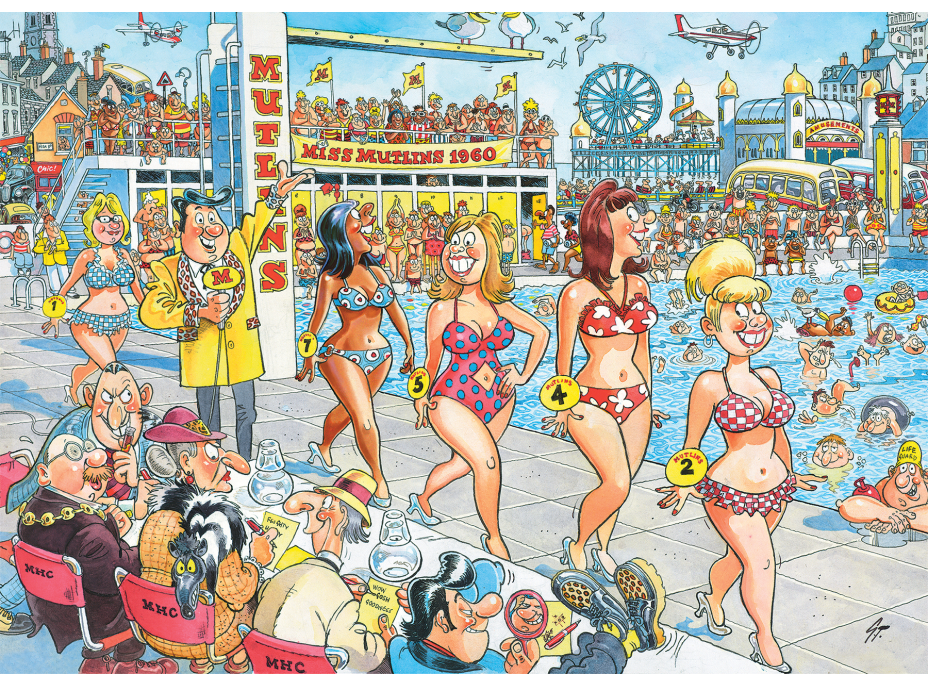 JUMBO Puzzle WASGIJ Destiny 9: Super modelky 1000 dielikov